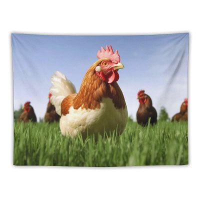 LXTDPBK Tapestry Wall Hanging Vintage Tapestries for Living Room Aesthetic Wall Tapestry Funny Chicken Grass Personalized Wall Art Tapestrys Wall Decor Tapestries for Dorm Room 36  48 Inches