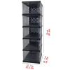 JS Ellie Shoe Box Foldable Shoe Box Transparent Shoe Box First Floor/Second Floor/Third Floor/Fourth Floor/Fifth Floor/Sixth Floor Storage Box Foldable Shoe Cabinet Home Stackable Shoe Rack view 2