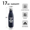 SMLIXE Personalized Custom Water Bottles Print in USA 17oz 60 Pcs Stainless Steel Double Wall Insulated Leakproof Cups With Colorful Text Logo for Sports Outdoors view 3