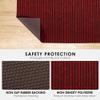koloko 3ft x 76ft Runner Rug Non-Slip Outdoor Indoor Carpet Runner Custom Size Floor Runners Area Rugs Mat with Rubber Backing for Hallway Entryway Balcony Patio Kitchen Garage Stair Laundry view 2