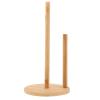 HomeLoft Basics Paper Organizer with Wooden Base Non- Vertical Paper Towel Holder for Kitchen Countertop Efficient Design for Space-Saving Clutter Dining Areas view 1