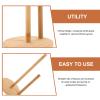 HomeLoft Basics Paper Organizer with Wooden Base Non- Vertical Paper Towel Holder for Kitchen Countertop Efficient Design for Space-Saving Clutter Dining Areas view 3