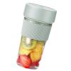 350ml Electric Juicer Cup, 5W 18000 RPM Portable Blender USB Rechargeable Electric Juicer Blender Portable Mini Blender Juicer with Straw Lanyard for Home School Office view 2