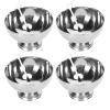 4Pcs Stainless Steel Dessert Bowl, Multi Functional Ice Cream Bowls Drop Resistant Rustproof Small Snack Bowls Serving Bowls with Forks for Hotels Restaurants view 1
