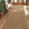 koloko 2ft x 55ft Runner Rug Non-Slip Outdoor Indoor Carpet Runner Custom Size Floor Runners Area Rugs Mat with Rubber Backing for Hallway Entryway Balcony Patio Kitchen Garage Stair Laundry view 1