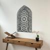 iwa concept Ayatul Kursi Mihrab Dome Design, Islamic Wall Art, Arabic Calligraphy, Prayer Room Decor, Housewarming Gift for Muslims at Ramadan (Large, Black) view 4