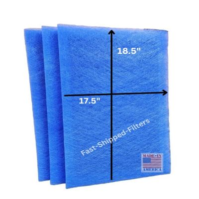 Fast-Shipped-Filters 3 Pack Replacement Filter Pads Compatible with Dynamic CT-100 Air Cleaner Refill Blue