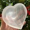 KatLin Natural Stone Natural Selenite Bowl Heart, Quartz Crystal Energy Heart, Mineral Meditation Divination(Size:5-6cm) view 2