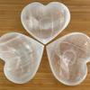 KatLin Natural Stone Natural Selenite Bowl Heart, Quartz Crystal Energy Heart, Mineral Meditation Divination(Size:5-6cm) view 3