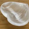 KatLin Natural Stone Natural Selenite Bowl Heart, Quartz Crystal Energy Heart, Mineral Meditation Divination(Size:5-6cm) view 4