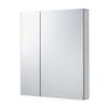 Fine Fixtures Bathroom Medicine Cabinet, Aluminum, Recessed/Surface Mount, 30" x 36", Right/Left Hinged, Mirrored Interior view 1