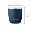 S'well Stainless Steel Tumbler with Slide-Open Lid, 10oz, Azurite, Triple Layered Vacuum Insulated Containers Keeps Drinks Colder and Hotter for Longer, BPA Free view 4