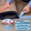 Carpet Tape, Double Sided Rug Tape, Secure Rugs to Hardwood, Laminate, Tile, Carpet, Carpet Grip Tape, Removable Carpet Tape, No damage on carpet, rug or floor, (MADE IN USA), Black, (2" x 25 Yard) view 2
