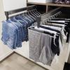 Heavy Duty Extendable Pull Out Closet Rod - Sliding Wardrobe Closet Rod, Extendable Clothes Rail With 2 Sliding Track, Pull Out Closet Rod Adjustable 30-80cm Wardrobe Rail Clothes Rack(Size:30cm/11.8i view 4