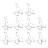 FGDTREE 10pcs Coin Stand Acrylic Easel Stands Coin Display Easel Holder for Displaying Pocket Watches Challenge Small Acrylic Display Stand view 1