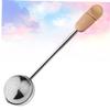 Cabilock 2pcs Stainless Steel Tea Leaf Infuser Fine Mesh Strainer Tea Strainer Tool for view 2