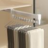 Adjustable Clothing Organizer Holder - Extendable Clothes Rail With 2 Sliding Track, Pull Out Closet Rod Adjustable 30-80cm Wardrobe Rail Clothes Rack, Load-bearing 25kg(Color:B,Size:550mm/21.6inch) view 1