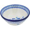 Polmedia Polish Pottery Bowl 6-inch - Street Views Pattern Handmade in Boleslawiec Poland by Ceramika Artystyczna + Certificate of Authenticity view 1