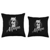 Alpapa Father's Day Lama Best Papa Vintage Alpaka Throw Pillow view 3