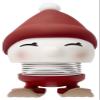 Hoptimist Soft Bimble - Danish Design Home Decor Ornament - Plastic Figurine with a metal spring, Small - Creates Cheerful Movement - (Red) view 1