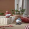 Hoptimist Soft Bimble - Danish Design Home Decor Ornament - Plastic Figurine with a metal spring, Small - Creates Cheerful Movement - (Red) view 3