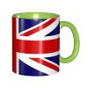 YYHWHJDE colorName Double color mug ceramic Mugs Suitable for cappuccino, latte, cereal, yogurt, milk, hot or cold drinks Micro-wave oven UK Flag Picture view 1
