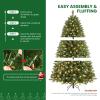 SHareconn 7ft Prelit Artificial Classic Spruce Christmas Tree view 4