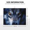 Dish Drying Mat Absorbent Drying Mats for Kitchen 18"  24" Wolf eyes Drying Mat Counter Dish Drainer Mats Non-slip Coffee Mat Dish Drying Pads for Rack Draining view 2