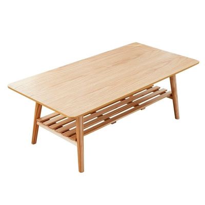 Nightstand Sofa Table Modern Center Table Legs, Movable Walnut Oval Shaped Family Room Furniture, Wooden Coffee Table with Storage Room Couch Side Table(Color:D)