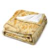 Cracker Blanket Funny Saltine Crackers Realistic Food Print Soft Cozy Lightweight Throw Blanket for Kids Boys Girls Women Men Bedroom Living Room Dorm Chair Sofa Travel 50x60in view 2
