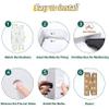 NGEWFGH 70CM DIY Marquee Light Up Numbers Numbers for Birthday Decor Mosaic Numbers for Balloons Party Foam Board Kit 2024 Graduation(O) view 3