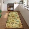 Srocvi Cartoon Long Rug Cute Cartoon Contemporary Animal Owl Bird Snail and Mushroom Printed Rug for Children's Room Shabby Chic Non-Skid Washable Foldable Large Area Mat for Nursery Dorm, 3.3x12ft view 2