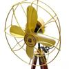 ANTIQUE AURA Electric Antique Floor Standing Royal Navy London Fan Collectible Tripod. view 2