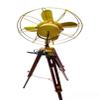 ANTIQUE AURA Electric Antique Floor Standing Royal Navy London Fan Collectible Tripod. view 3