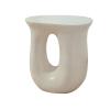 Sofa Small Round Side Table for Living Room, Entryway, Small Spaces, White Bedside Tables Coffee Table Nightstand, Accent Table Sofas for Living Room view 1