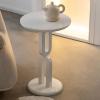 Sofa Round Side Table, Small End Table Accent Table for Living Room Bedroom Balcony Office, Modern Side Table Bedside Table Home Decor, Easy Assembly Sofas for Living Room view 3