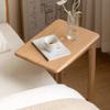 LUNIZ Nightstand Sofa Table Solid Wood Side Table Coffee Table Living Room Mobile Sofa Side Table Coffee Table Simple Bedroom Bedside Small Table Couch Side Table(Color:B) view 4