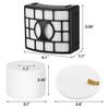 Replacement Filter Set for Shark DuoClean Rotator Lift-Away Speed Zero-M Upright Vacuum NV601, NV611, NV770, NV771, UV700, XFF600 XHF600 (4 Foam + 4 Felt + 2 Filters Kit) view 2