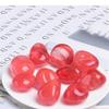 NSIXSURIM 100g Natural Polished Watermelon red Crystal Tumbled Stone Folk Crafts Crystals Stones Crystals and Stones view 1