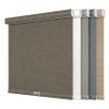 HOTSOON Blackout Roller Shades for Windows,Cordless,Linen Fabric,Roller Blinds,Thermal Insulated Fabric UV Protection,Window Blinds for Home,Office,Bedroom,Door,Brown,84" W x 86" H view 1
