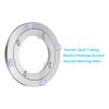 uxcell Lazy Susan Turntable Bearing, 5 Inch Rotating Bearing Turntable Base for Kitchen Dining Table, Silver Tone view 4