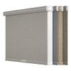 HOTSOON Blackout Roller Shades for Windows,Cordless,Linen Fabric,Roller Blinds,Thermal Insulated Fabric UV Protection,Window Blinds for Home,Office,Bedroom,Door,Light Brown,80" W x 48" H view 1