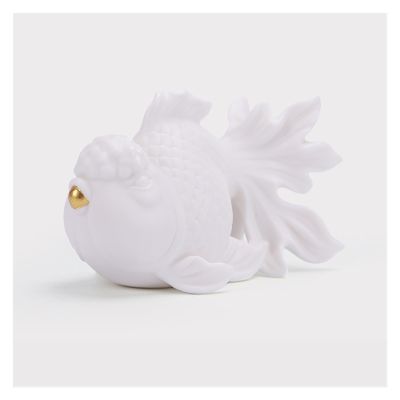 IBONSON Home Decoration Ceramic Fish Ornaments Home Living Room Bedroom Creative Desktop Decoration Statuette for Your Desk