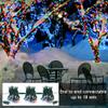 Brizled Multicolor Christmas Lights, 33ft 100 LED 5MM Wide Angle Gentle Twinkle Christmas Lights, 120V UL Certified Connectable Xmas String Light Outdoor Tree Lighting for Xmas Tree Party Home Holiday view 2