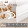 OXRQ Under Door Draft Stopper,Door Sweep for Bottom of Doors,Adjustable Weather Stripping Door Seal,Soundproofing Gap Filler Bottom Exterior Interior Insulation Block Energy Saving (78",Transparent) view 3