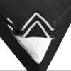 Zip On Sheets Queen Size Zipper Fitted Sheets - Includes 2 Zip-On Sheets & 1 Fitted Sheet Base - 14 Inch Deep Pockets - Extra Soft & Breathable Cotton 600 TC Fitted Sheet - Black view 4