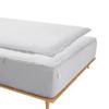 Zip On Sheets King Size Zipper Fitted Sheets - Includes 2 Zip-On Sheets & 1 Fitted Sheet Base - 8 Inch Deep Pockets - Extra Soft & Breathable Cotton 600 TC Fitted Sheet - Silver Grey view 2