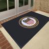 Super Scrape Rubber Logo Mats - Black - 4' x 6' (Landscape) view 1