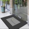 Super Scrape Rubber Logo Mats - Black - 4' x 6' (Landscape) view 3