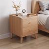 Bedside Furniture, Bedside Table, Small Side Table with Two Drawers, Wooden Bedside Table for Bedroom, 15.7 * 15.7 * 20 Inch (Dark 11.8 * 15.7 * 20 Inch) view 2
